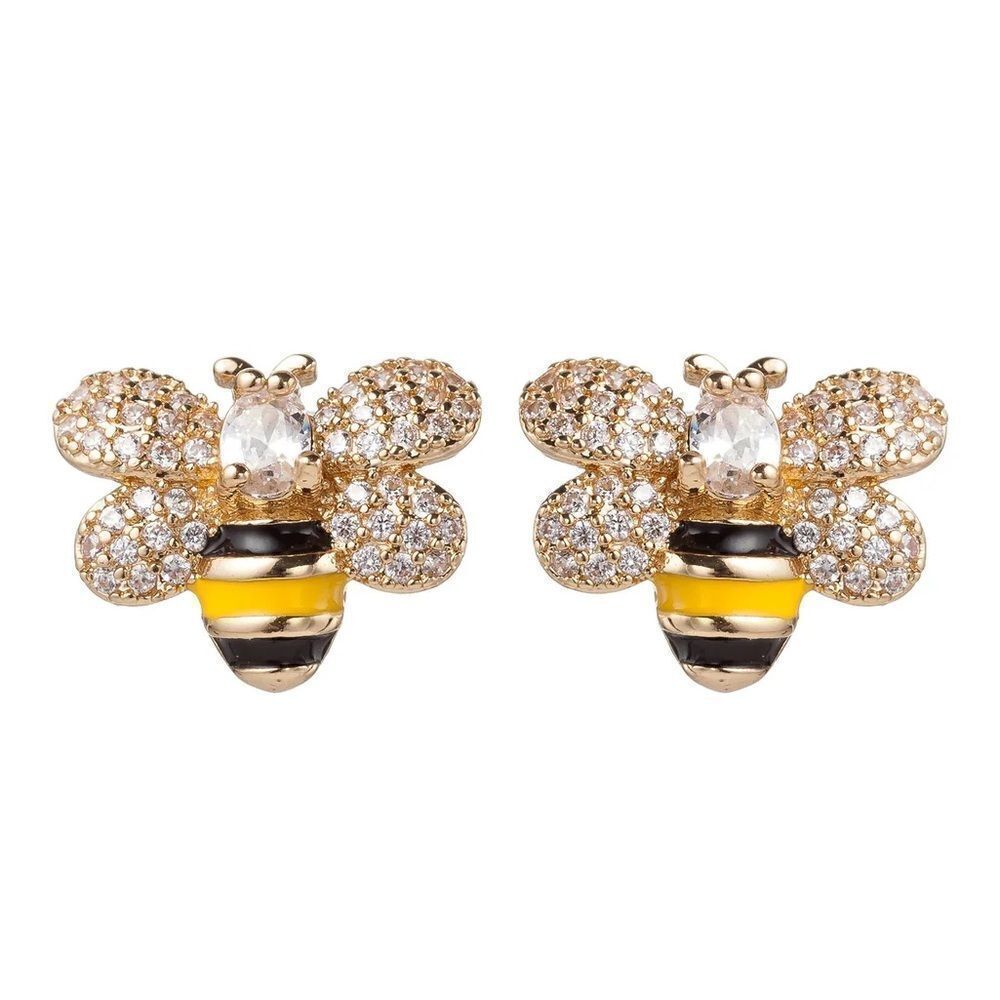 Bees stud earrings  #260
